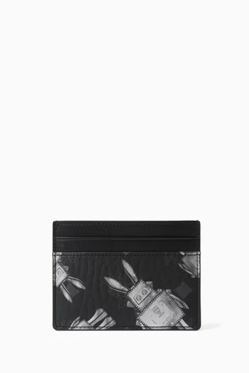 Aren Card Case in Visetos Canvas