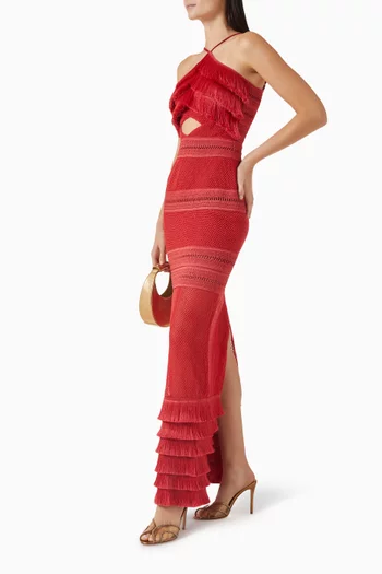 Radiant Fringe Dress