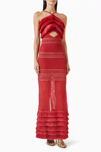 Radiant Fringe Dress