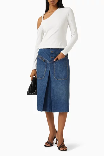 Cooper Asymmetrical Top in Knit