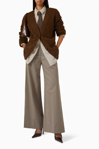 Elland Oversized Cardigan in Alpaca