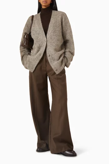 Elland Oversized Cardigan in Alpaca