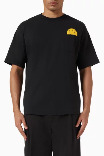 Smiley Peek-A-Boo Pocket T-shirt