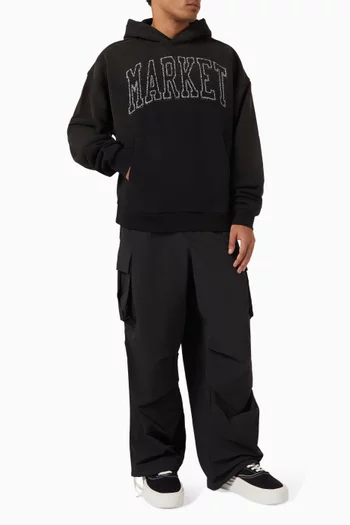 Vintage Arc Hoodie in Cotton Fleece