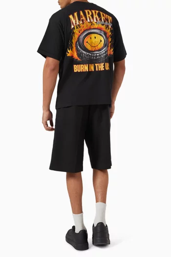 Smiley Burnt Rubber T-shirt