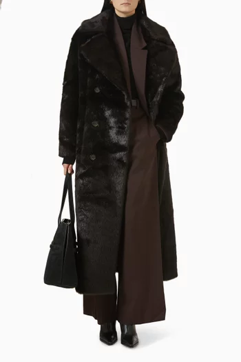 Joni Coat in Faux Fur