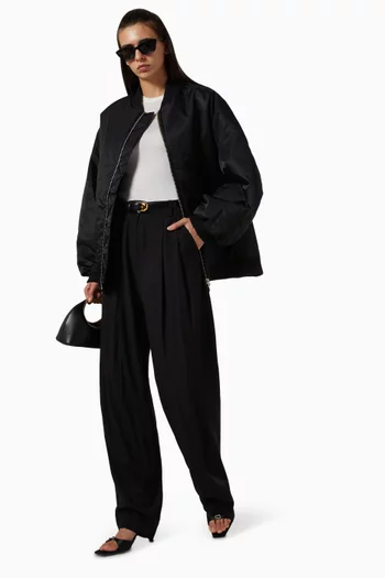 Astra Oversized Bomber Jacket