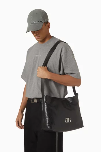 Monaco East-West Hobo Bag in Arena Calfskin