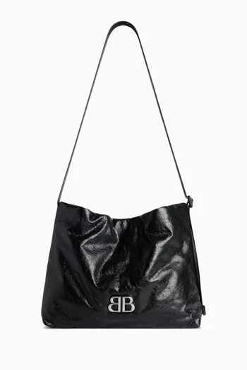 Monaco East-West Hobo Bag in Arena Calfskin