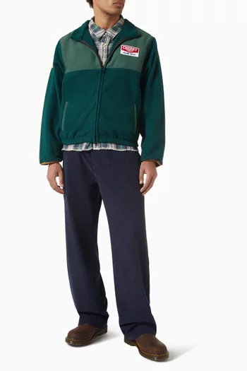 Racing Zip Sherpa Jacket