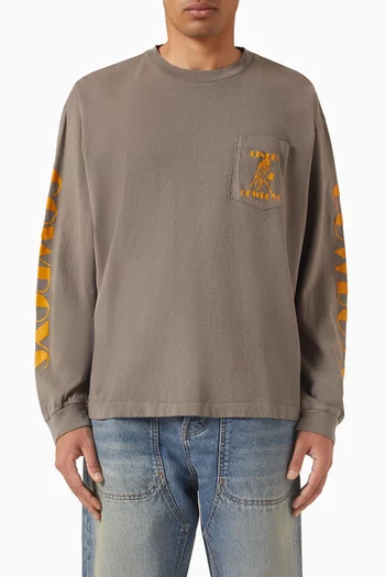 Cowboys Pocket T-shirt in Cotton