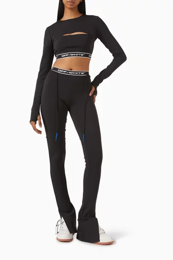 Logoband Cut-out Top