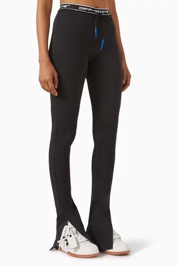 Logoband Split Leggings