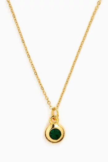 1980s Vintage Swarovski Crystal Pendant Necklace