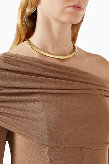 1990s Vintage Flex Collar Necklace