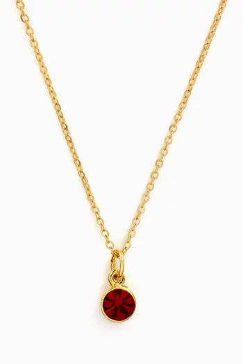 1980s Vintage Swarovski Crystal Pendant Necklace