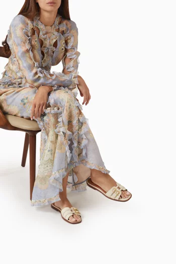 حذاء مفتوح جولدي جلد