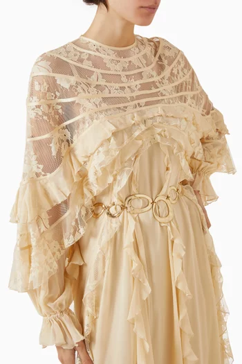 Rounded Chain Belt in Brass