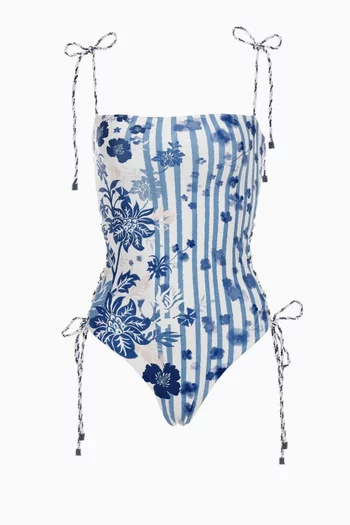 Posh Batik One-piece Swimsuit