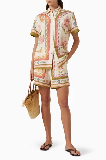 Ali Fiore Shirt in Viscose-blend