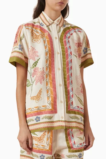 Ali Fiore Shirt in Viscose-blend