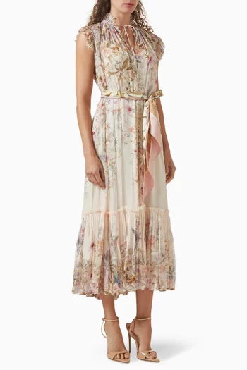 Rebellion Flutter Dress in Viscose