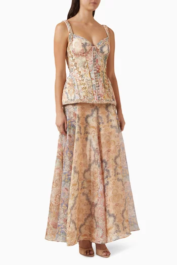 Rebellion Maxi Dress in Linen