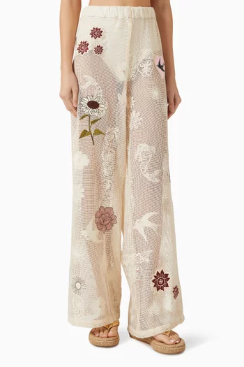 Matches Juliette Embroidered Pants