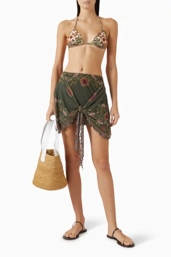 باريو أرانكسا للارتداء فوق ملابس السباحة قماش شبكي