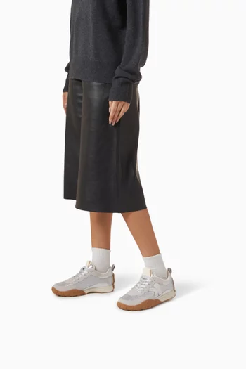 سنيكرز كيه آز إن كيت جلد وقماش شبكي