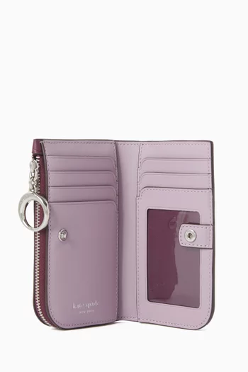 Halo Small Bifold Wallet in Leather