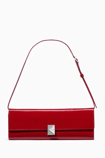 حقيبة كتف ديكو ميني جلد لامع