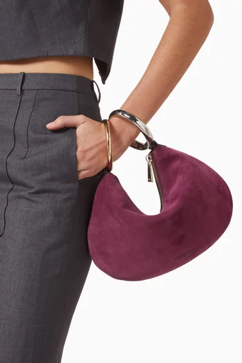 The Bangle Bag in Suede
