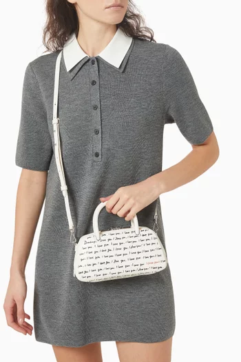 حقيبة جريس آي لوف يو ميني جلد