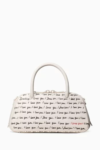 حقيبة جريس آي لوف يو ميني جلد