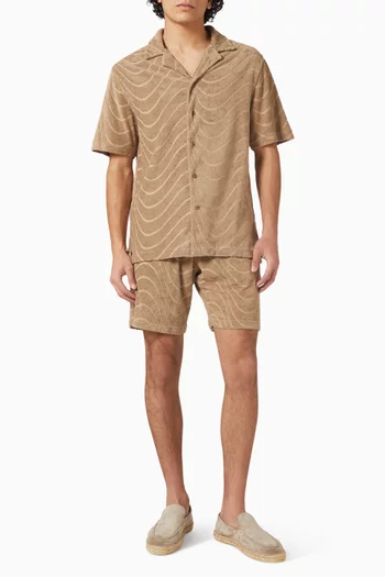 قميص روبرتو بنقشة جاكار تيري