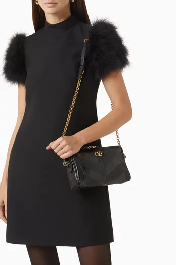 Small Panthea Shoulder Bag in Nappa Leather