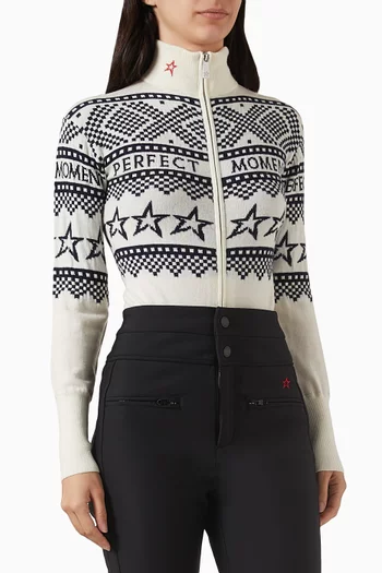 بودي سوت هوليداي منسوج من صوف مارينو