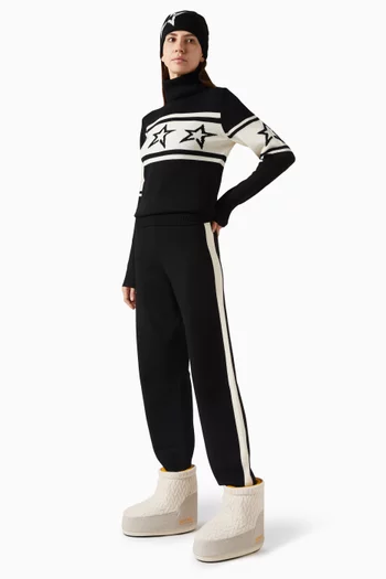 LA Tour Knit Pants in Merino Wool Blend