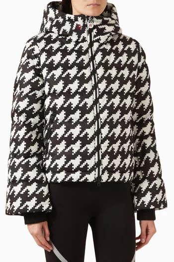 جاكيت تزلج بولار واسع مبطن بالزغب