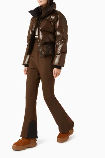 بنطال تزلج اورورا بقصة واسعة وخصر مرتفع