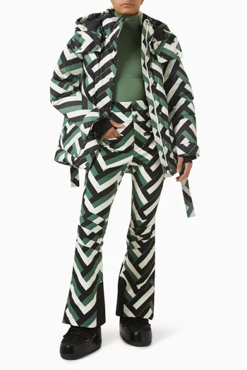 بنطال تزلج اورورا بقصة واسعة وخصر مرتفع