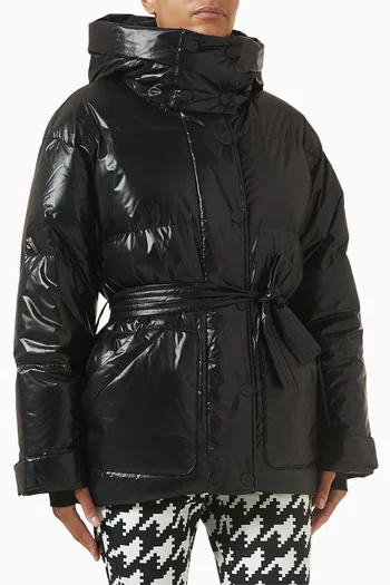 جاكيت باركا كورتينا مبطن بالزغب