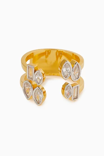 Daphne Ring in 24kt Gold-plated Silver
