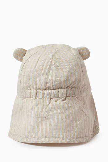 Legionnaires Hat in Linen-blend
