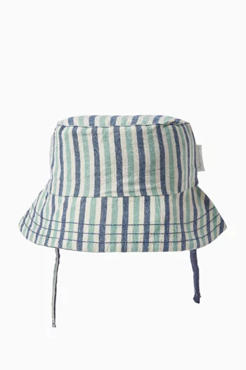 Reversible Striped Bucket Hat