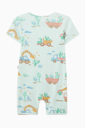 Desert Flowers Short Zip Growsuit