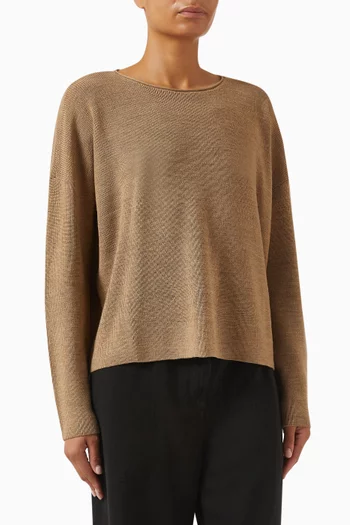 Crewneck Sweater in Regenerative Wool