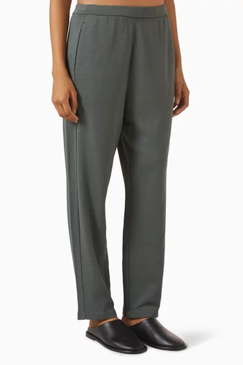 Slouchy Ankle Pants in Organic-cotton