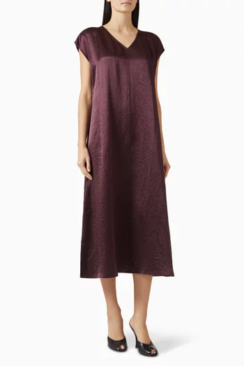 فستان بفتحة رقبة V ستان